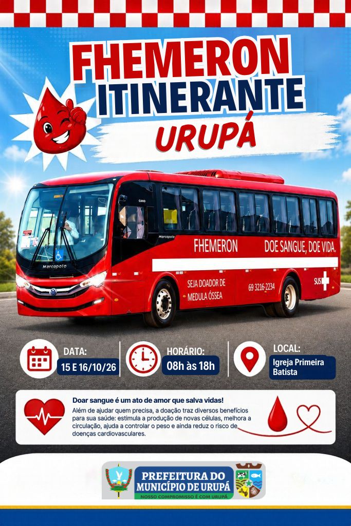 HEMERON ITINERANTE EM URUPÁ!